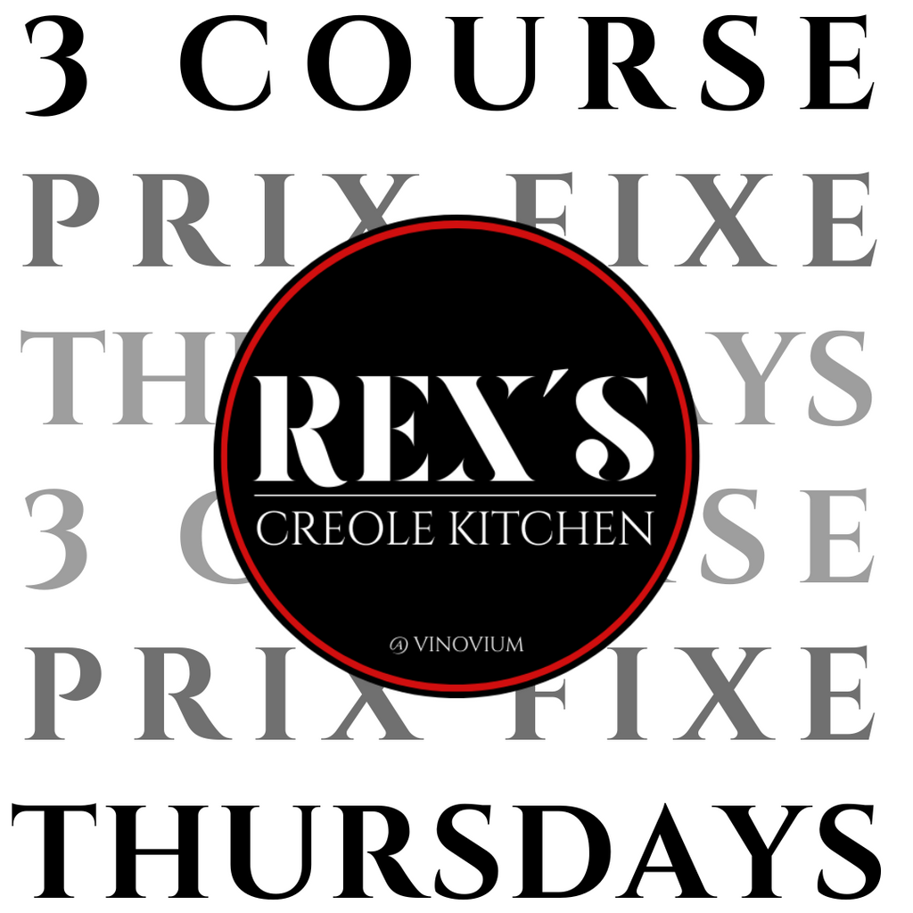 Rex's Creole Kitchen Thursday 3-Course Prix Fixe